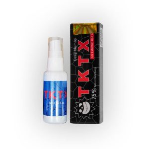 TKTX Černý 75% + Znecitlivující sprej